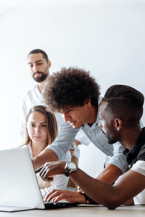 corporate image of workers