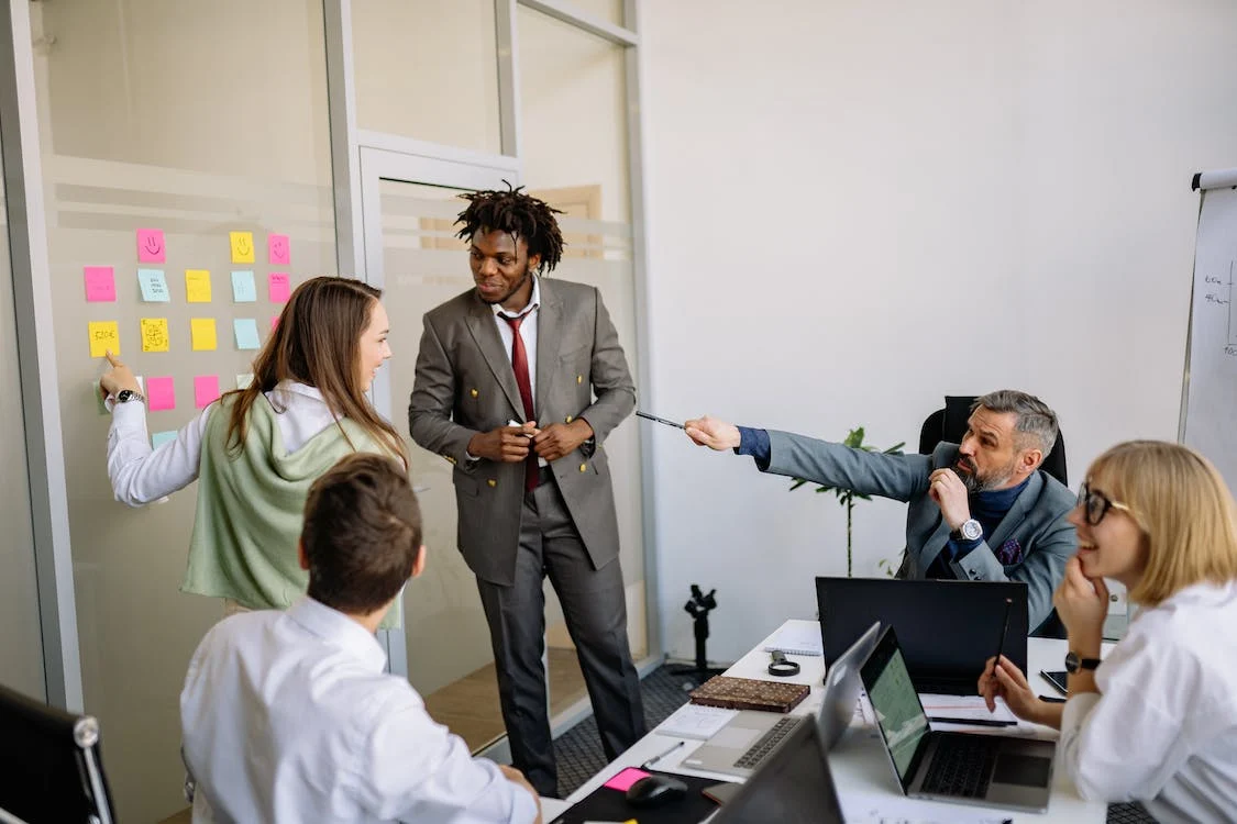 corporate image of workers
